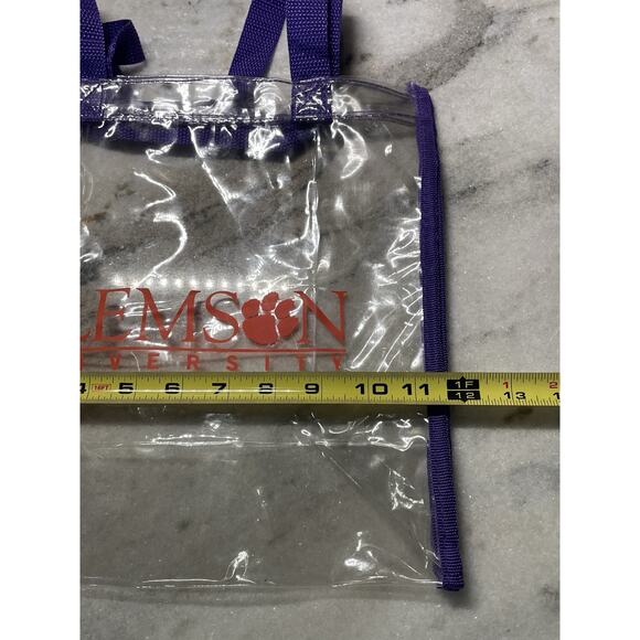 Clemson University Tigers Clear Game Day Tote Bag Hit Promotional 2014 - Picture 3 of 6